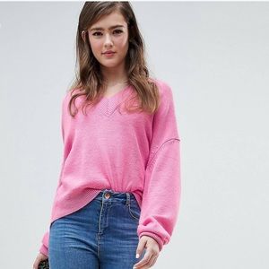 ASOS oversized v-neck sweater